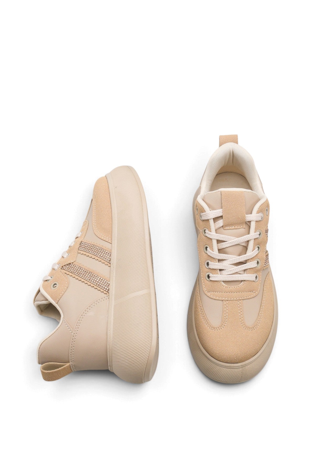 Riccon Vega Fia Kadın Sneaker 0012963 Bej Bej