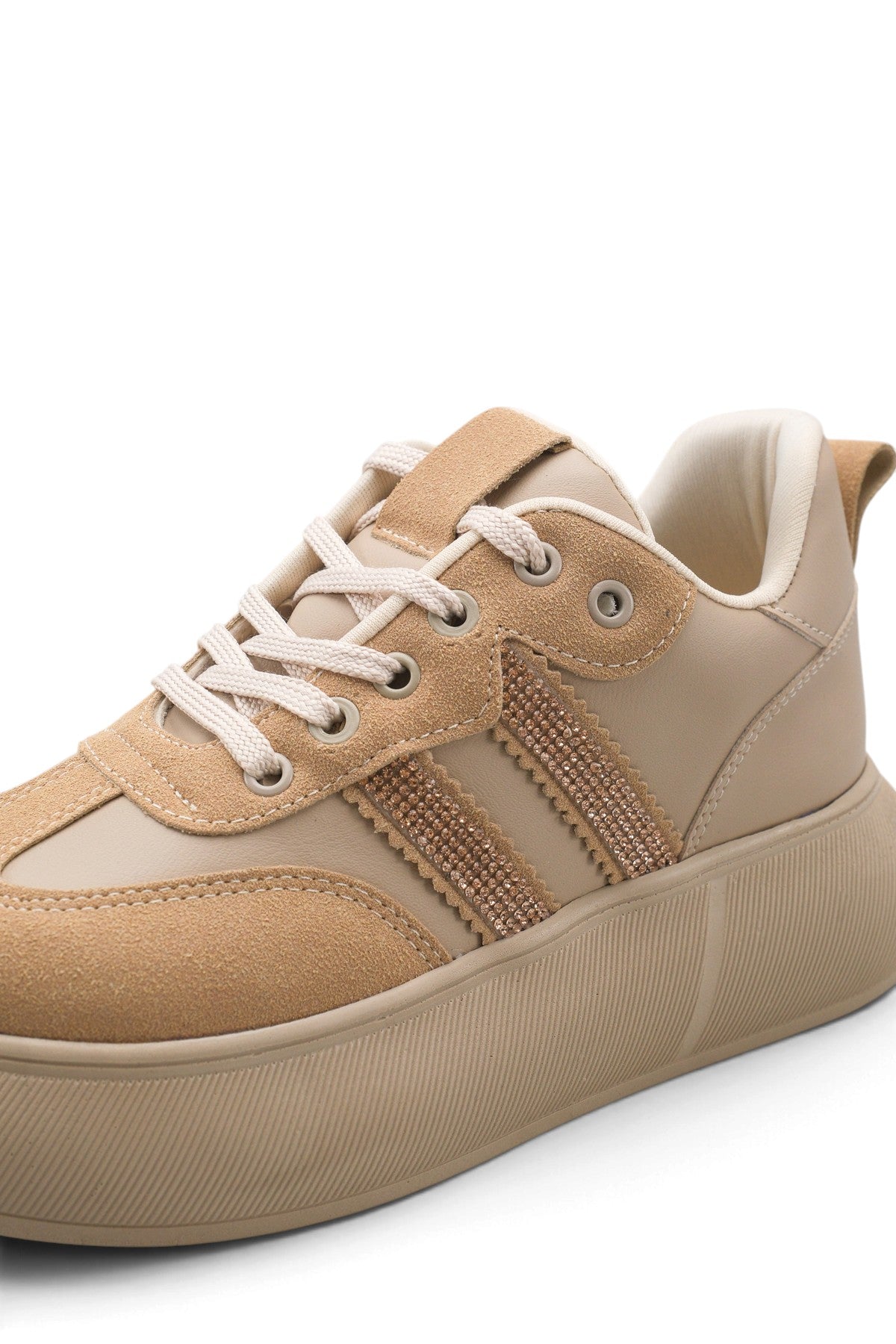 Riccon Vega Fia Kadın Sneaker 0012963 Bej Bej