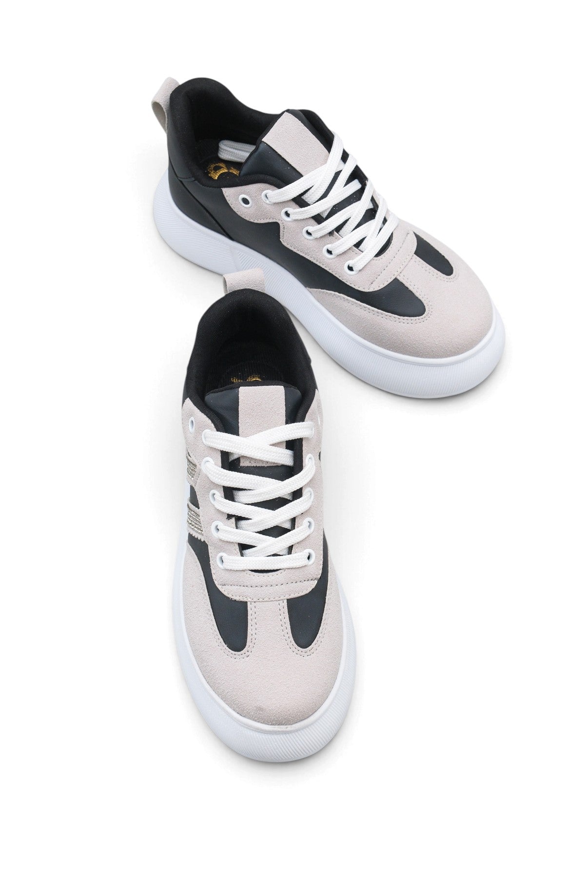 Riccon Vega Fia Kadın Sneaker 0012963 Siyah Beyaz