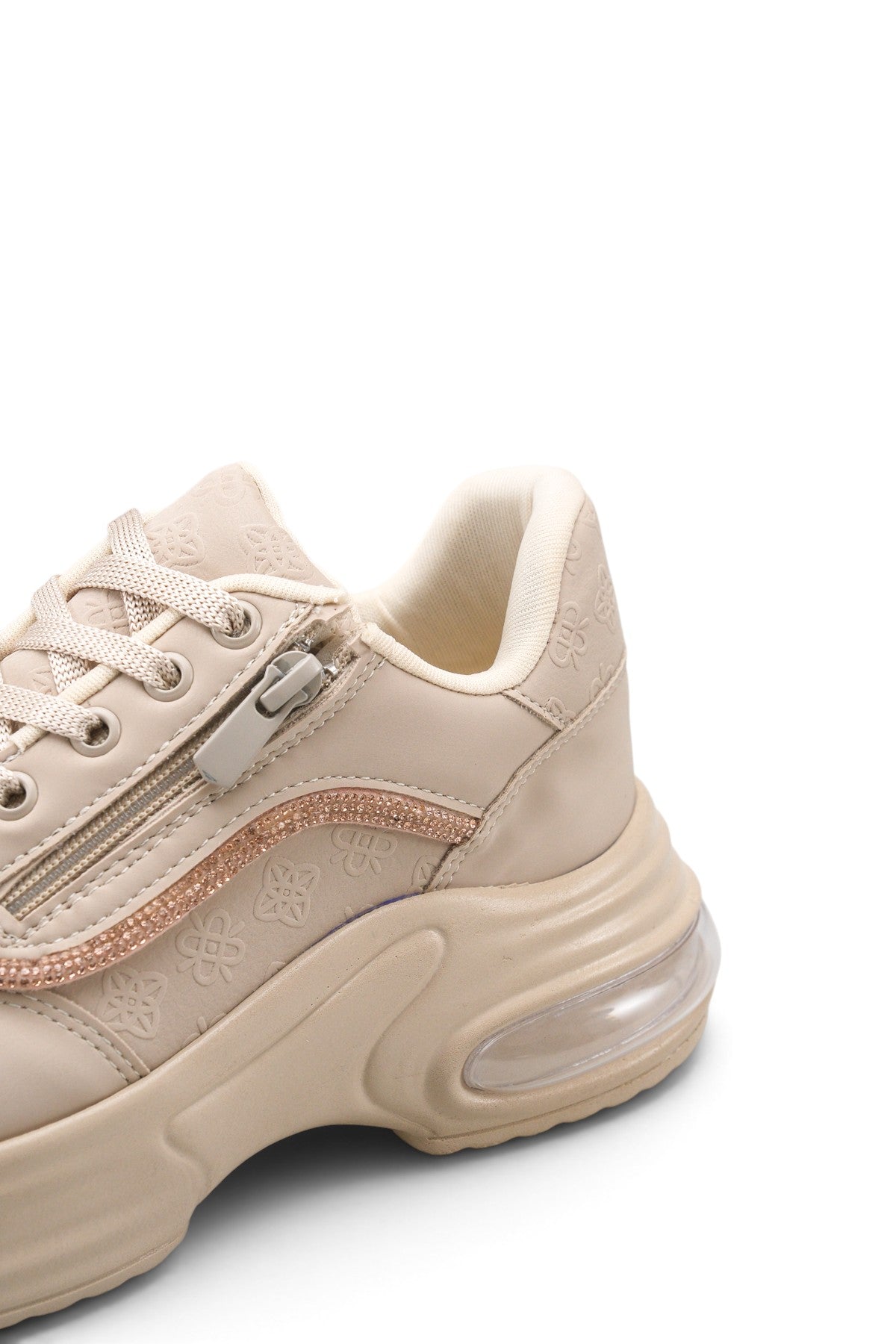 Riccon Vela Pia Kadın Sneaker 00121511 Bej Cilt