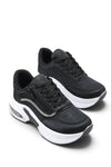 Riccon Vela Pia Kadın Sneaker 00121511 Siyah Beyaz Cilt