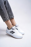 Riccon Zraudan Unisex Snekaer 001234 Beyaz Siyah Krep - Riccon