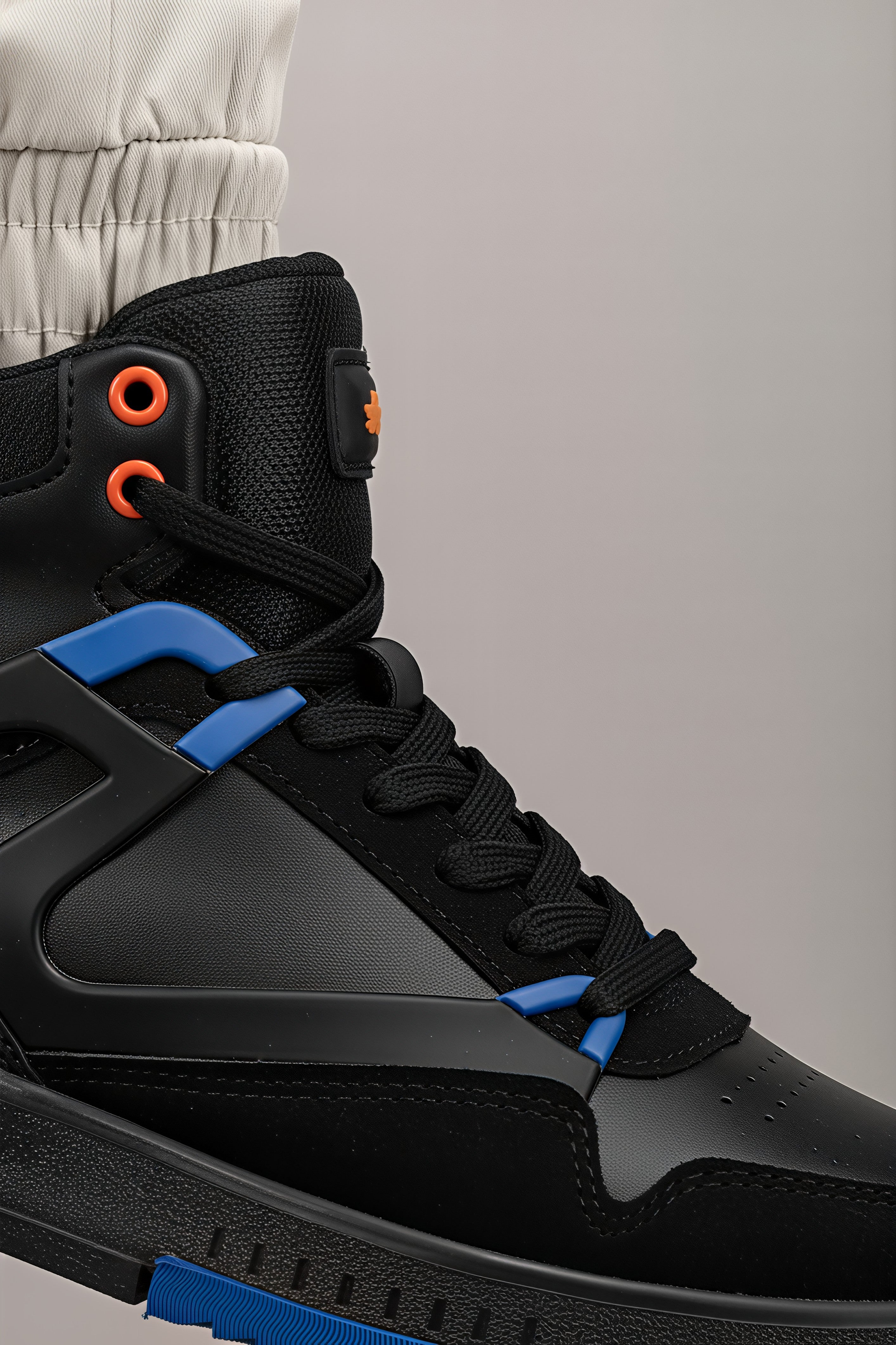 Riccon Erkek Comfort Sneaker Bot 001263 Siyah Saks